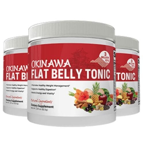 OKINAWA FLAT BELLY TONIC 3 Bottles